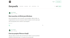 Desktop Screenshot of danywalls.com